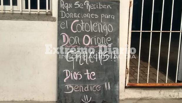 Las donaciones se reciben en 3 de Febrero 855