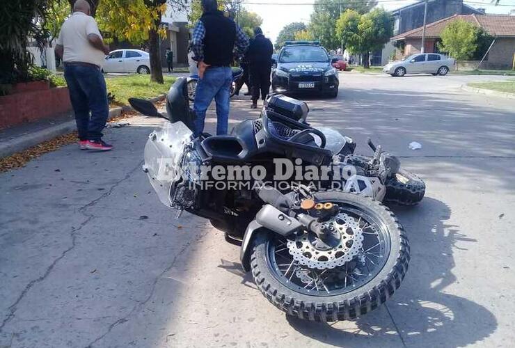 Imagen de Accidente con un herido grave trasladado a Rosario