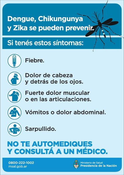 Imagen de Atenci&oacute;n: &Eacute;stos pueden ser s&iacute;ntomas de Dengue