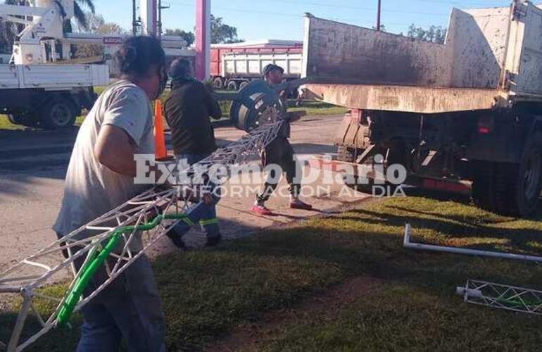 La Municipalidad ya trabaja en su reparación.