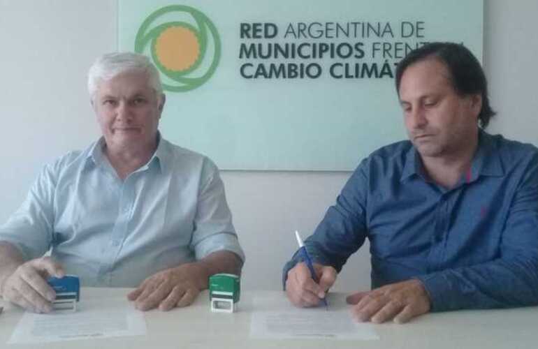 Esteban Ferri firmó el convenio en febrero de este año