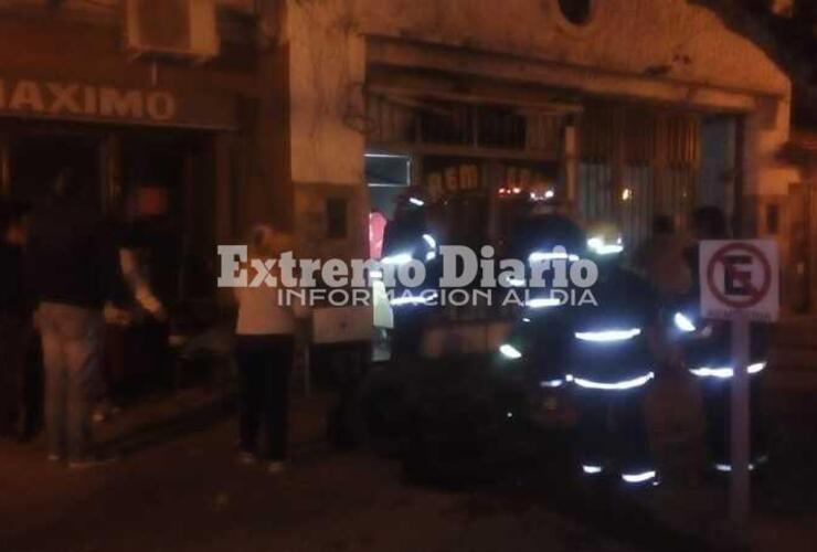 Imagen de Principio de incendio en San Mart&iacute;n al 300