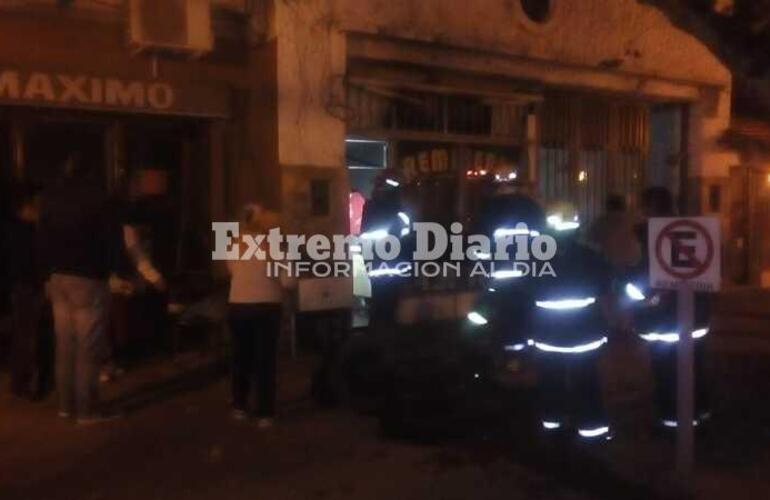 Imagen de Principio de incendio en San Martín al 300