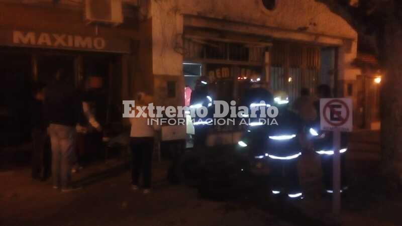 Imagen de Principio de incendio en San Mart&iacute;n al 300