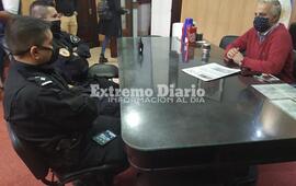 Esper se reuni&oacute; esta ma&ntilde;ana con autoridades policiales