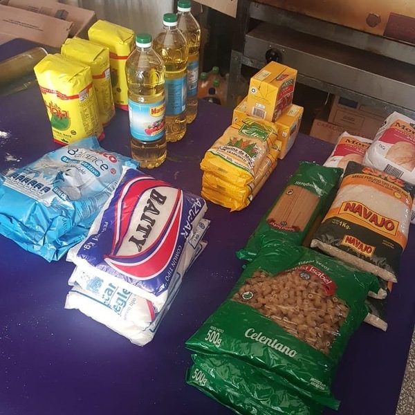 Imagen de El club Talleres recibi&oacute; productos y realiz&oacute; donaciones en Arroyo Seco