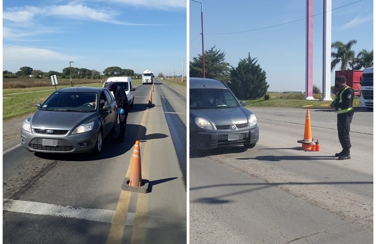 Además en los controles participan fuerzas provinciales y nacionales. Fotos: Municipalidad