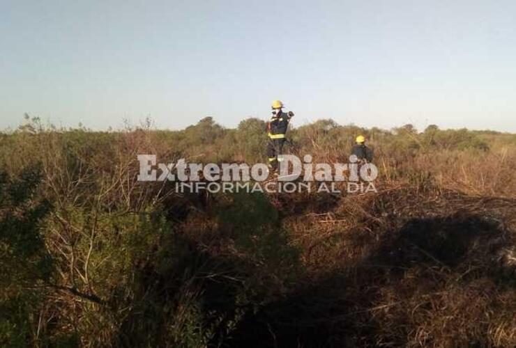 Imagen de Incendio de pastizales: Habría sido intencional