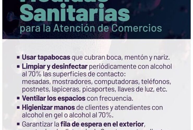 Imagen de COVID - 19: Medidas sanitarias para la atención en comercios