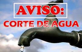 Imagen de Corte programado en el servicio de agua potable