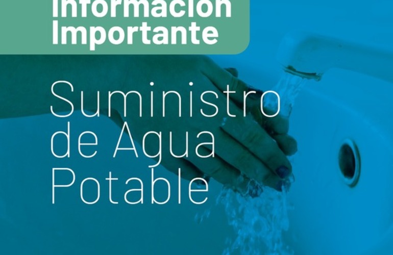 Imagen de Información importante: Suministro de agua potable
