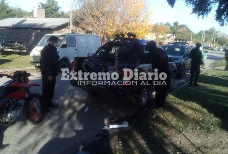 Policía detuvo a jóvenes de la localidad.