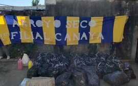 Imagen de La Filial �Arroyo Seco Canalla� de Central hizo grandes donaciones por la campa&ntilde;a �Juntos Somos M&aacute;s�