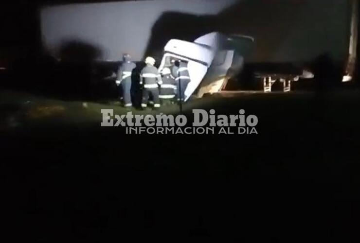 Imagen de Colisi&oacute;n de camiones a la altura de Fighiera