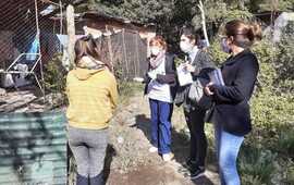 Referentes de las &aacute;reas realizaron la inspecci&oacute;n por las viviendas ribere&ntilde;as.