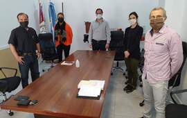 Imagen de Reuni&oacute;n de trabajo: M&aacute;s medidas e insumos para el cottolengo Don Orione