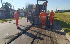 Imagen de Arreglos en el acceso al autopista: Vialidad Provincial contin&uacute;a trabajando en la localidad