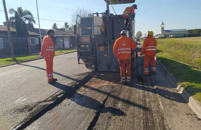 Imagen de Arreglos en el acceso al autopista: Vialidad Provincial continúa trabajando en la localidad