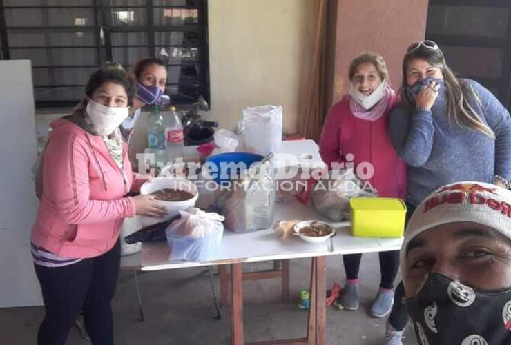 La cocina está a cargo de la pastora Melisa Gonzalez