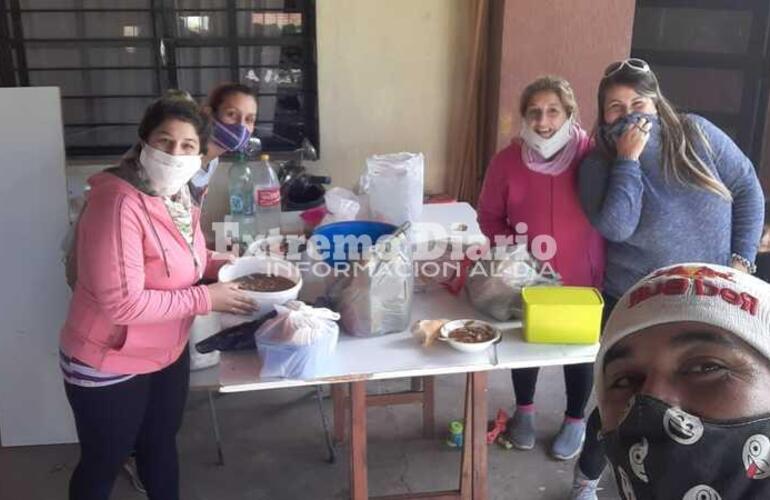 La cocina está a cargo de la pastora Melisa Gonzalez