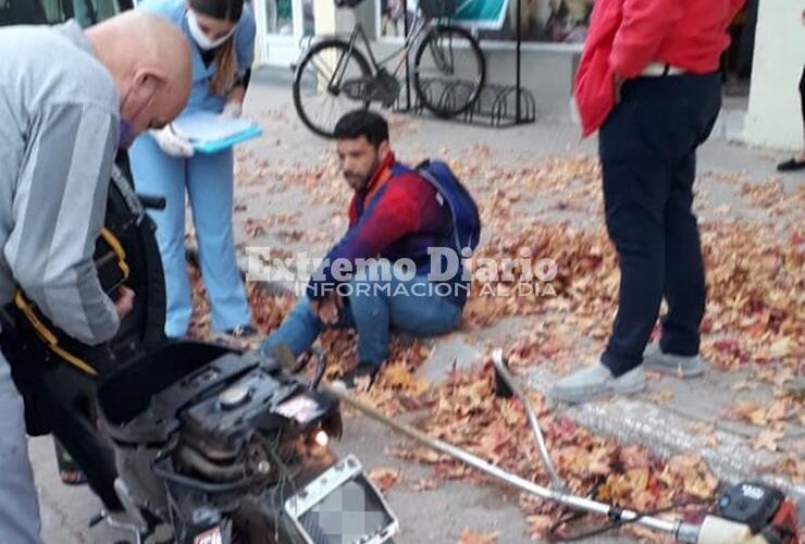 Imagen de Accidente sobre calle Libertad