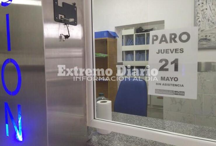 Imagen de Paro de SiPrUS resiente el servicio en el Hospital