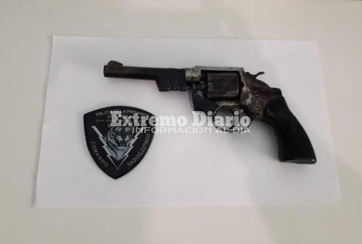 Imagen de Secuestro de arma de fuego y moto con pedido de captura