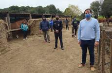 El predio est&aacute; situado en el km14 de la Ruta 21.