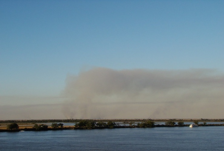 Imagen de Humo de las islas: El municipio presentará un reclamo en Entre Ríos