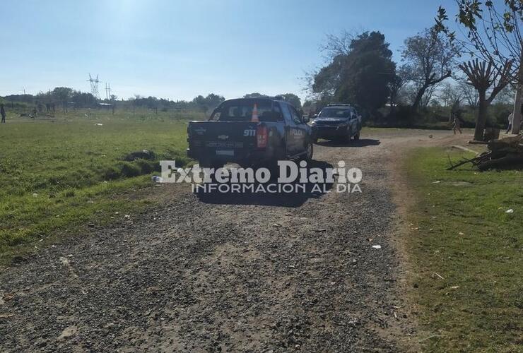 Imagen de La policía detuvo la ocupación  de un terreno privado