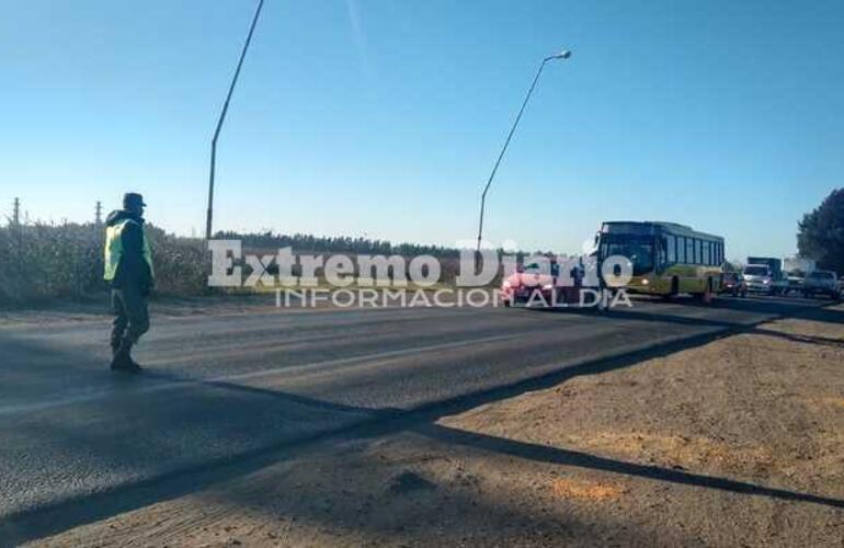 Esta semana Gendarmería libró un control paralelo también sobre Ruta 21.