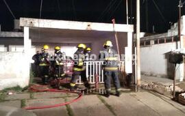 Imagen de Incendio de una garrafa en General L&oacute;pez al 700