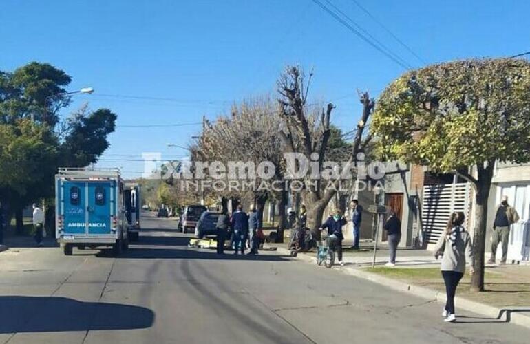 Imagen de Mujer accidentada fue trasladada grave a Rosario