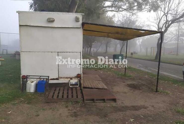 Imagen de Les robaron mientras estaban trabajando