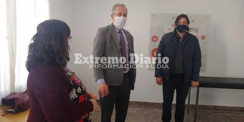 El Dr. Miguel Rabbia visit&oacute; el Centro de Salud de Fighiera.