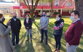 Imagen de El Sub Secretario de Acceso a la Salud Provincial Guillermo Rajmil visit&oacute; el Cottolengo