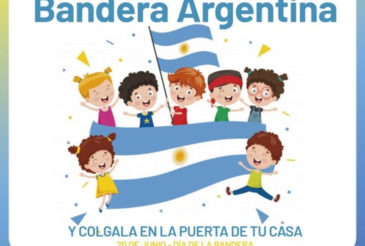 Imagen de Creá tu propia bandera para celebrar el 20 de junio