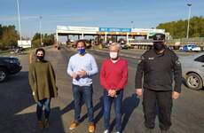 El procedimiento comenz&oacute; hoy ena Ruta Nacional 9.