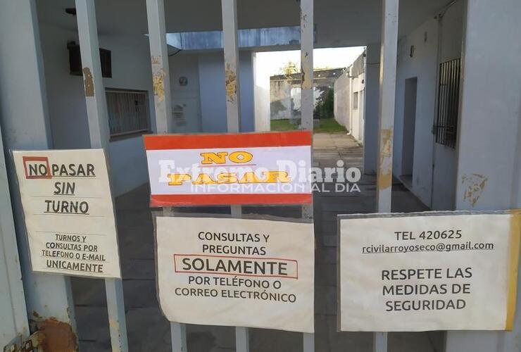 Imagen de El Registro Civil funciona con turnos y medidas de seguridad