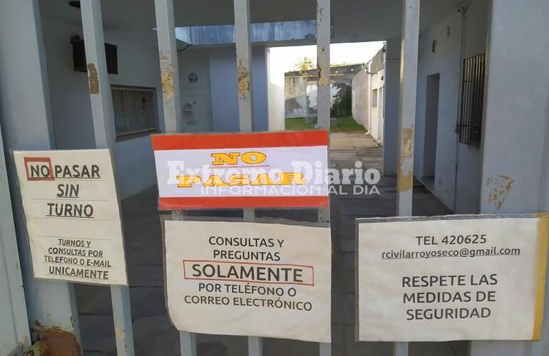 Imagen de El Registro Civil funciona con turnos y medidas de seguridad