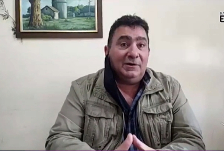 Adrián Spina, hablando sobre la investigación que ya se está iniciando. Foto: captura "Dos & Pico".