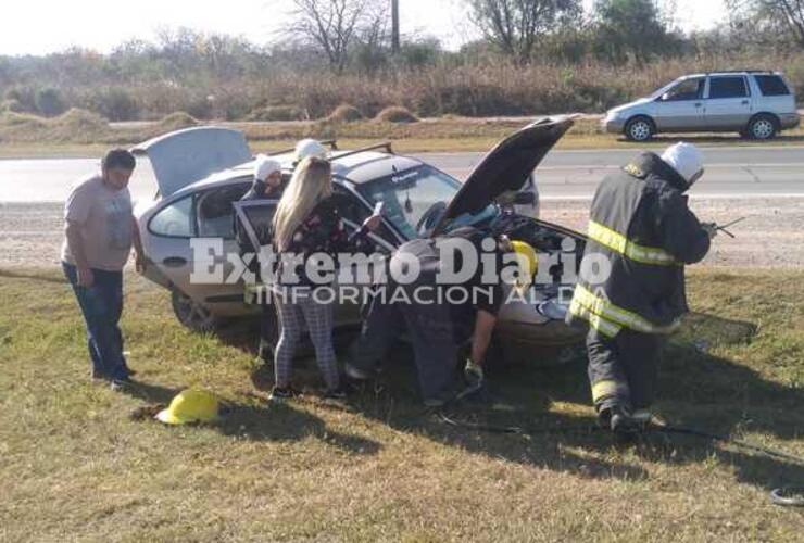 Imagen de Incendio de un vehículo en jurisdicción de Pavón