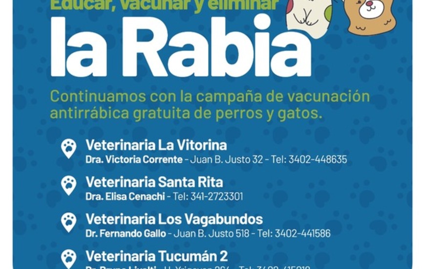 Imagen de Educar, vacunar y eliminar la rabia