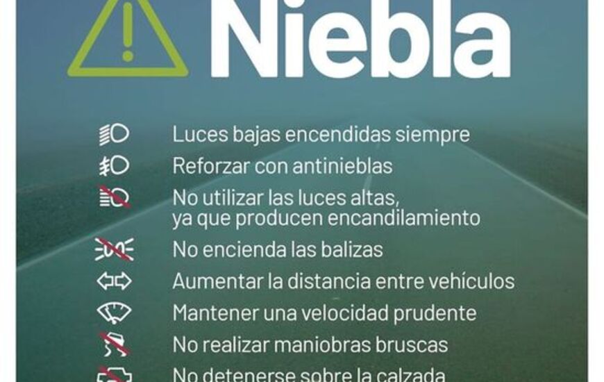 Imagen de Protecci&oacute;n Civil informa: recomendaciones para circular los d&iacute;as de niebla
