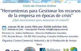 Imagen de Ciclo de Charlas Online, invita el Centro Comercial