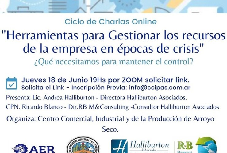 Imagen de Ciclo de Charlas Online, invita el Centro Comercial