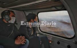 El Ministro de Medio Ambiente de la Naci&oacute;n arrib&oacute; al aeroclub de la localidad de Alvear.