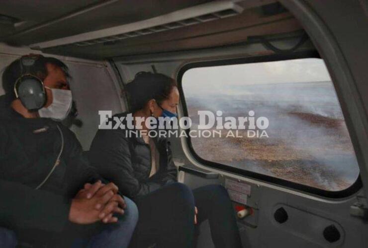 El Ministro de Medio Ambiente de la Naci&oacute;n arrib&oacute; al aeroclub de la localidad de Alvear.