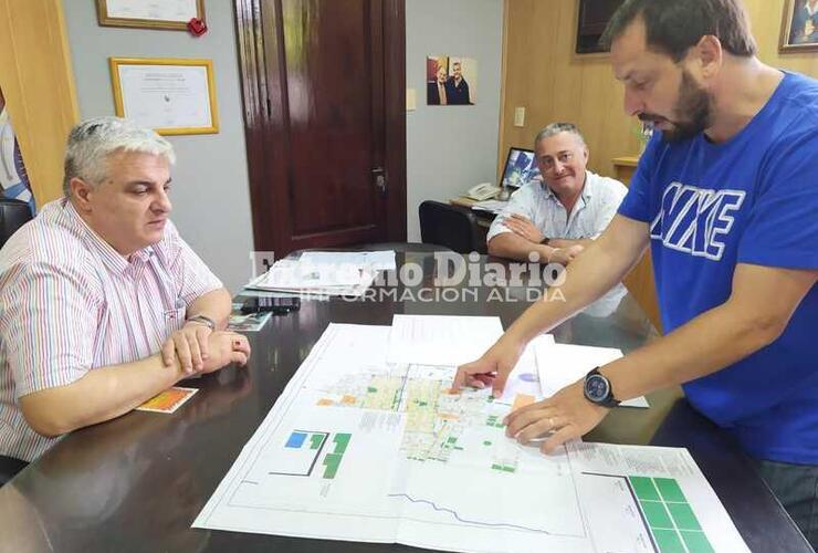 Esper y Perfetto junto a Purco. Foto: Archivo