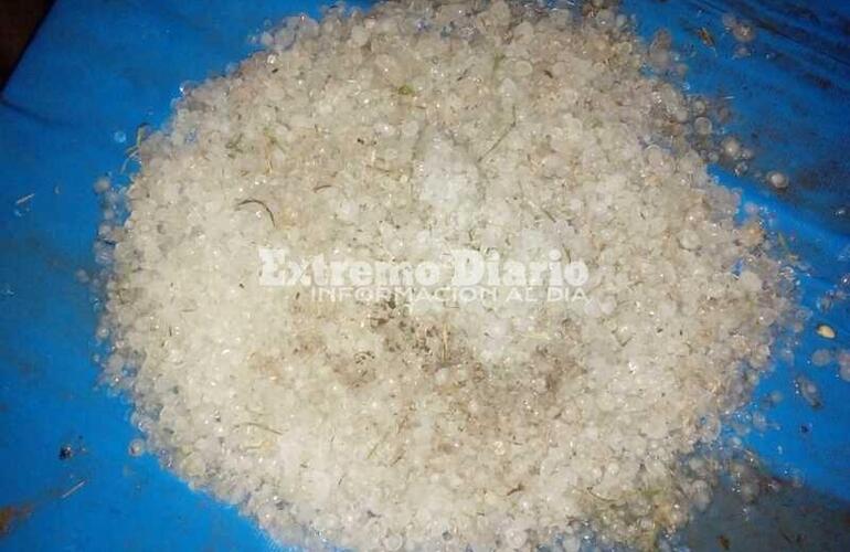 Imagen de Caída de granizo en Fighiera